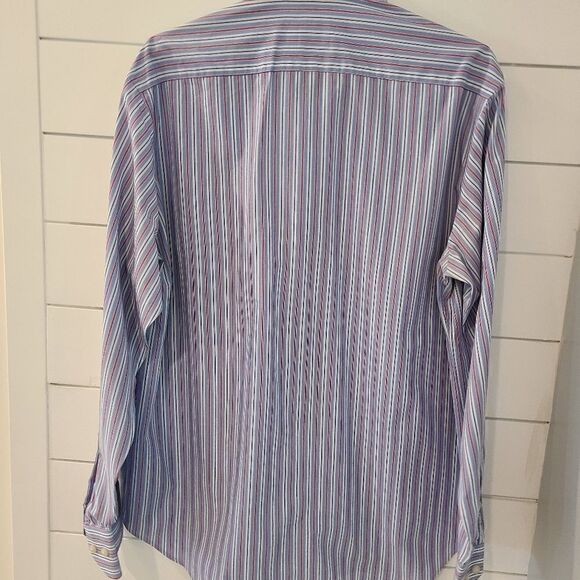 Tailorbyrd striped long sleeve button down - Picture 6 of 6